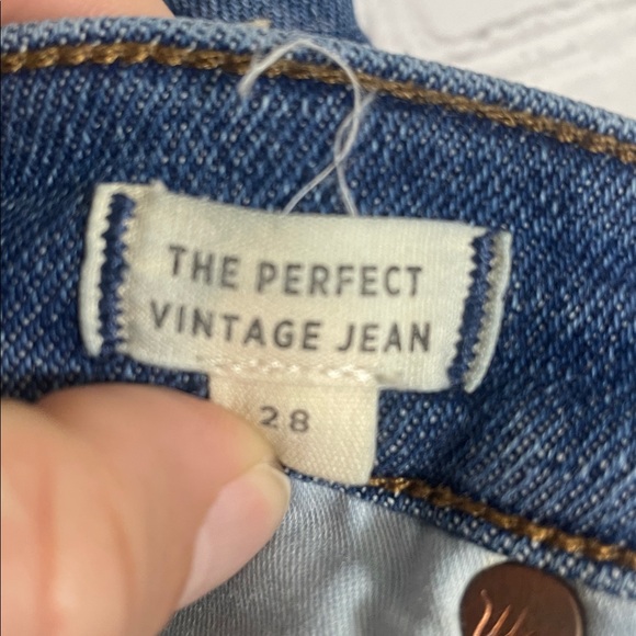 Madewell The Perfect Vintage Jean Pickaway Wash Denim Size 28 - Picture 7 of 9